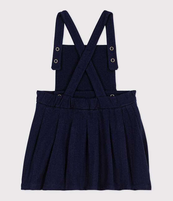 Babyjurk in plisséstof blauw SOIR