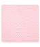 Uniseks babylaken met print roze VIENNE/wit MULTICO