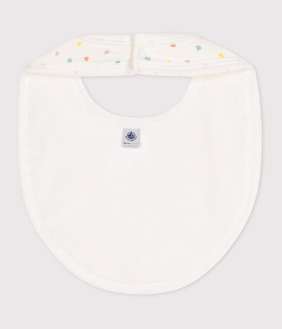 Bavoir naissance en coton imprimé bleu MARSHMALLOW/ AQUATIC