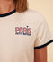 LE DROIT, katoenen T-shirt met print van Parijs voor dames ecru AVALANCHE