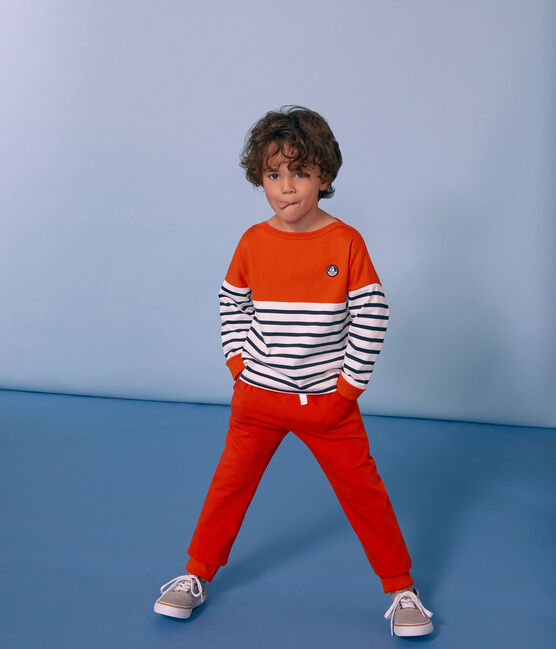 Jongensbroek oranje CAROTTE