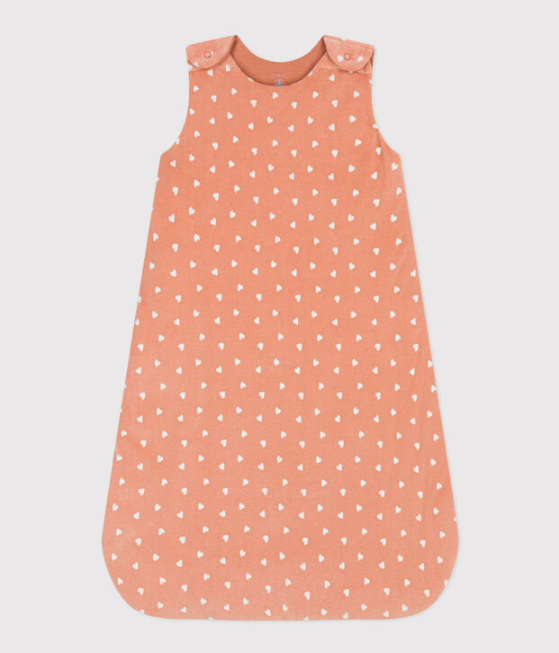 Gigoteuse en velours TOG 2 rose/blanc