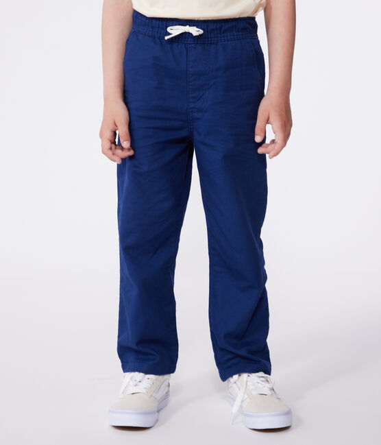 Katoenen kinderbroek blauw MEDIEVAL