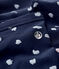 Legging en jersey élasthanne enfant fille bleu SMOKING/blanc MULTICO