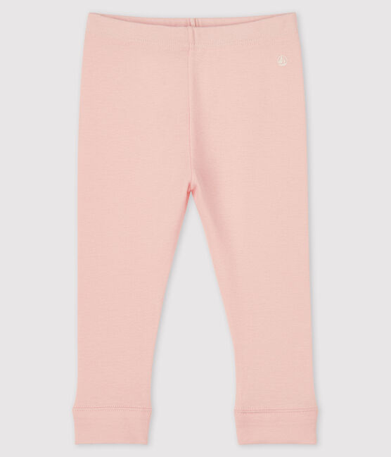 Legging en coton bébé rose MINOIS