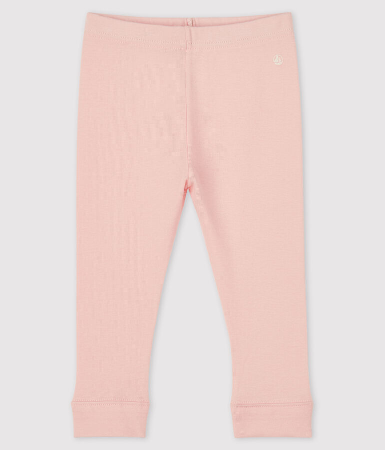 Legging en coton b&eacute;b&eacute; rose MINOIS