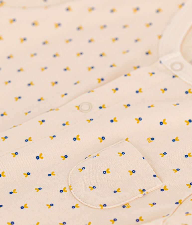 Licht, kort pakje van jersey voor baby's ecru/multicouleur