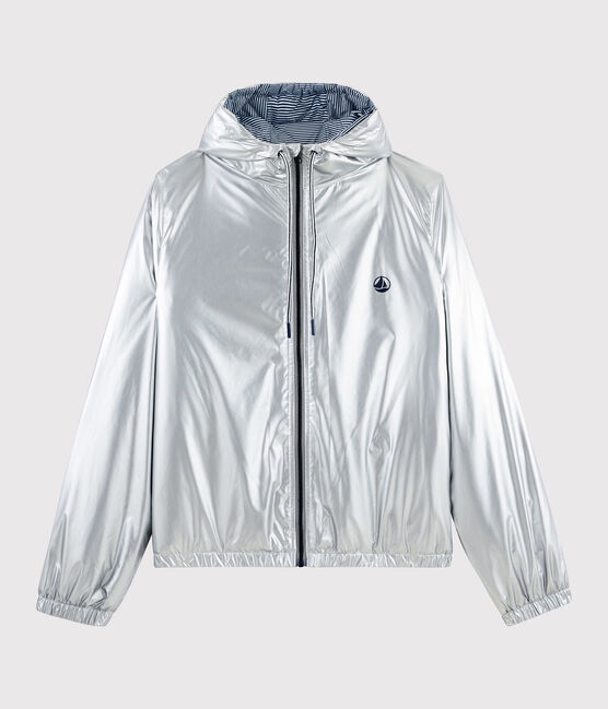 Warm gerecycled Dames/Heren windjack grijs ARGENT