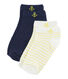 Lot de 2 paires de chaussettes enfant garçon
