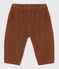 Babybroek in ribfluweel bruin CINA