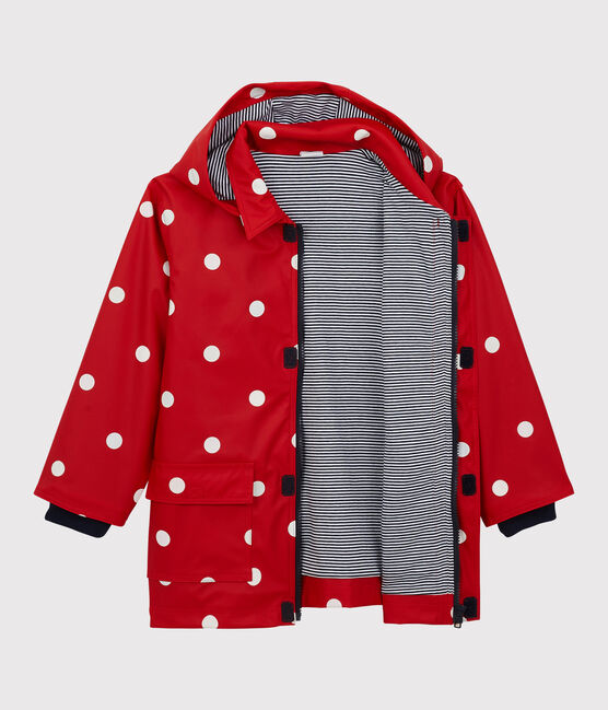 Ciré enfant fille rouge TERKUIT/blanc MULTICO