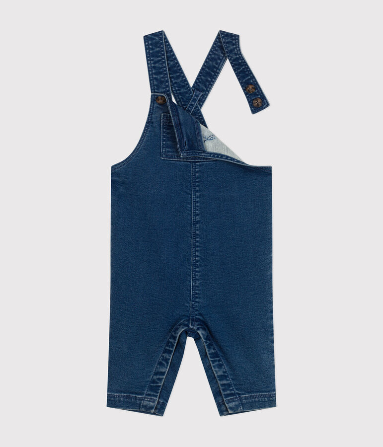 Salopette longue en denim b&eacute;b&eacute; bleu BLEU DELAVE