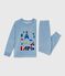 Pyjama enfant en velours ADRIATIC