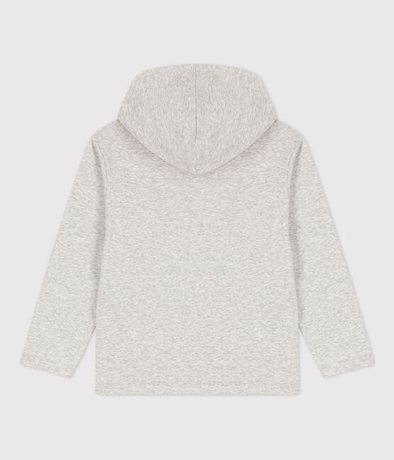 Sweatshirt zippé à capuche enfant garçon gris BELUGA CHINE