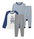 Set pyjama's jongens van gebreide stof