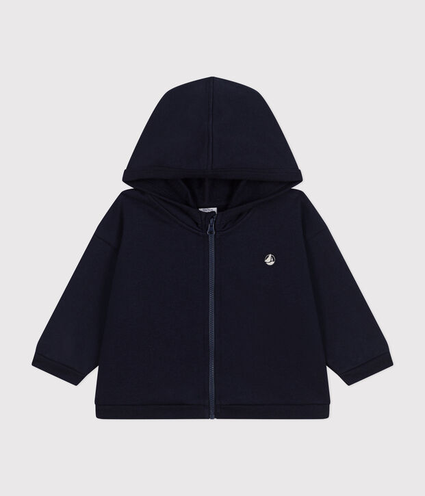 Sweatshirt met kap in molton voor baby. SMOKING