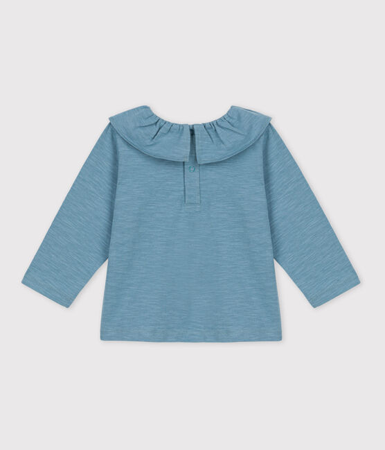 Blouse manches longues bébé en jersey léger bleu ROVER