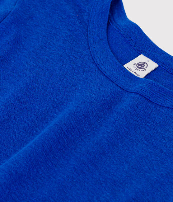 L'ICONIQUE, T-shirt voor dames in linnen blauw PERSE