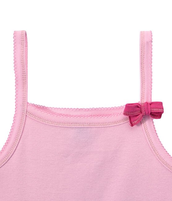 Débardeur fille rose BABYLONE