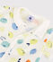Combicourt citron bébé en coton biologique blanc MARSHMALLOW/blanc MULTICO