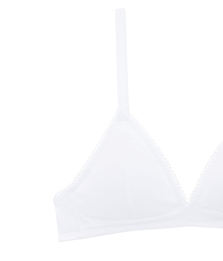Soutien-gorge padd&eacute; fille blanc