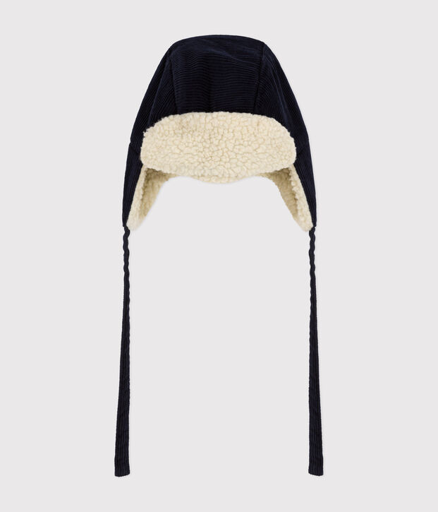 Chapka van fluweel en sherpa voor baby's SMOKING