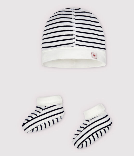 Lot 2 pièces bébé marinière en coton biologique variante 1