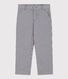 Pantalon en toile de coton rayé enfant garçon