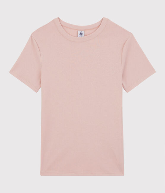 Iconisch katoenen Dames t-shirt met ronde hals roze GLOVE
