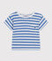 Tee-shirt manches courtes en jersey bébé GAULOISE/ MARSHMALLOW