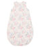 Gigoteuse réversible bébé fille en côte blanc MARSHMALLOW/blanc MULTICO
