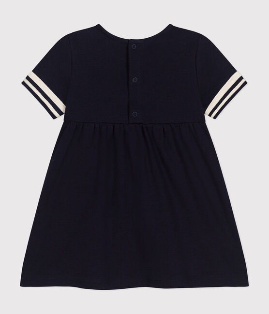 Babyjurkje van biologisch katoen in marinestijl  blauw SMOKING