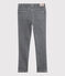 Pantalon slim en denim enfant fille gris GRIS FONCE/ DARK GREY