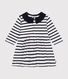 Jurk in jersey met lange mouwen voor baby's