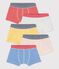 Set met 5 jongensboxershorts in biokatoen variante 1