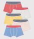 Set met 5 jongensboxershorts in biokatoen