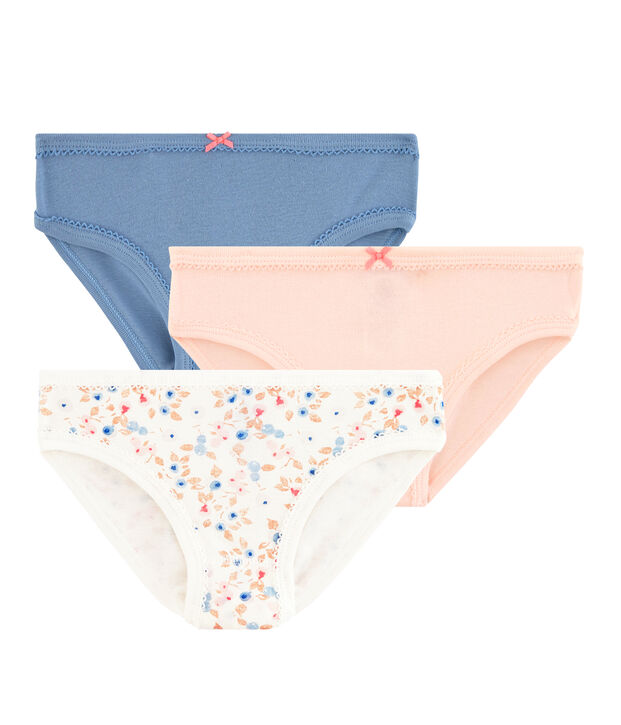Drie onderbroeken voor meisjes multicouleur