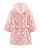 Badjas van badstof voor babymeisjes roze CHARME/wit MARSHMALLOW