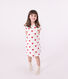 Chemise de nuit coeur petite fille en coton