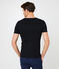 Heren-t-shirt met korte mouwen en v-hals zwart NOIR