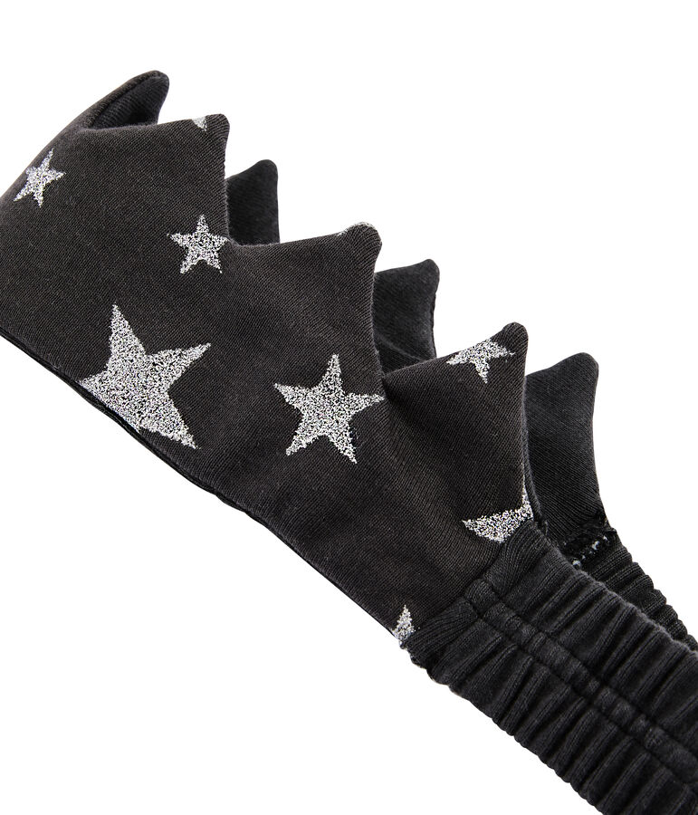 Babykroon van ribstof grijs CAPECOD/grijs ARGENT