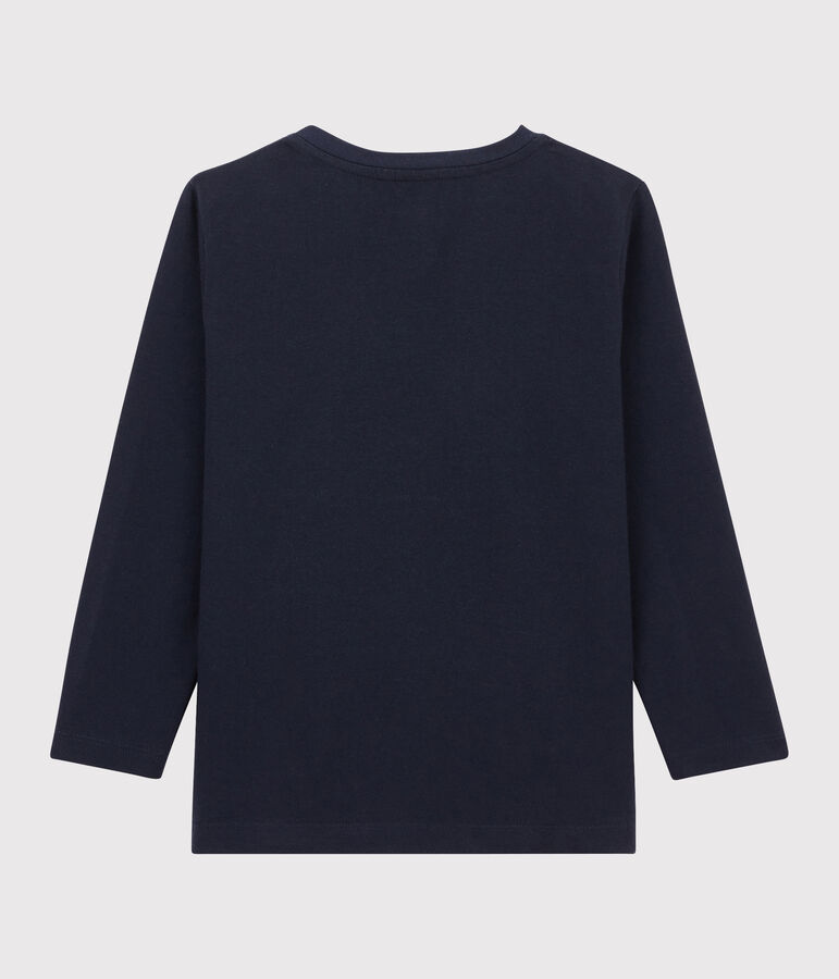 Tee-shirt s&eacute;rigraphi&eacute; enfant gar&ccedil;on bleu