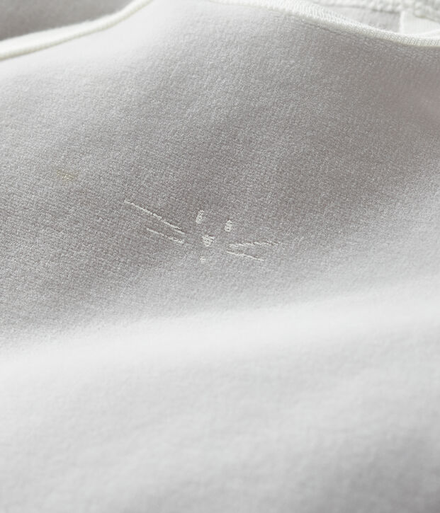 Dors-bien chat b&eacute;b&eacute; en velours gris/bleu