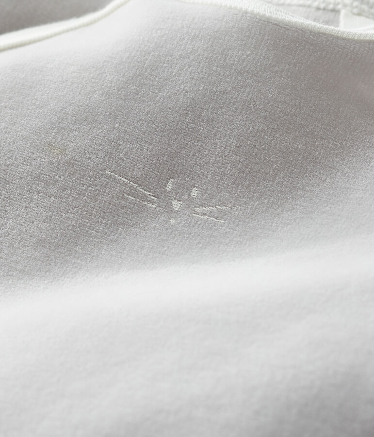 Fluwelen kattenslaappakje baby grijs/blauw