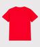 T-shirt manches courtes en coton enfant garçon rouge PEPS