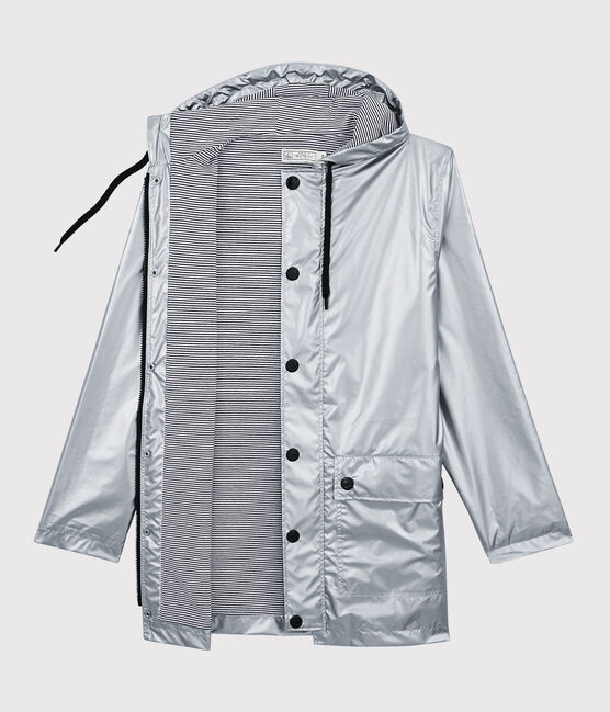 Iconische zilverkleurige oliejas Dames/Heren grijs ARGENT