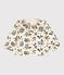 Blouse met lange mouwen met print van gaas van katoen voor baby's wit AVALANCHE/ MULTICO