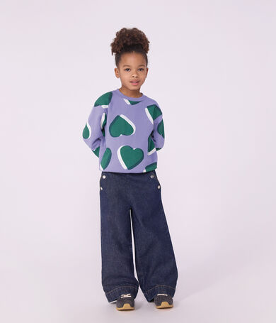 Pantalon wide leg enfant en denim