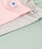 Lot de 3 tee-shirts manches longues en coton petite fille variante 1