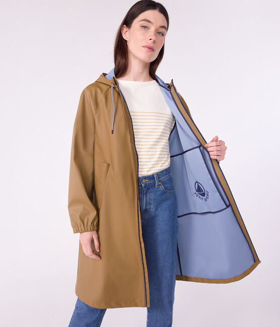 Ciré long femme bicolore marron ROCHE